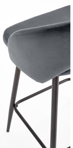Scaun de bar H96 gri