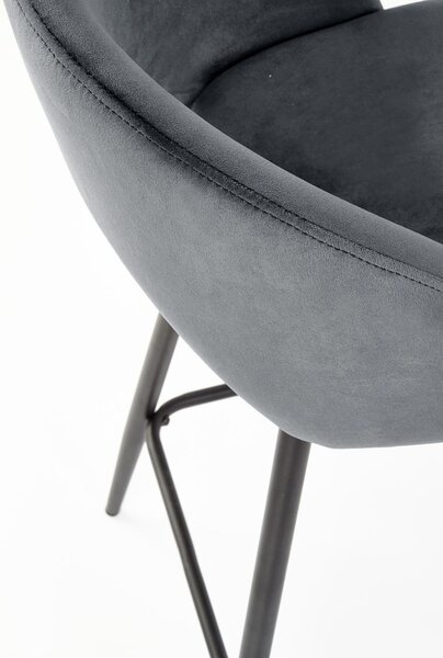 Scaun de bar H96 gri