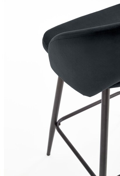 Scaun de bar H96 negru