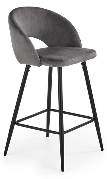Scaun de bar H96 gri