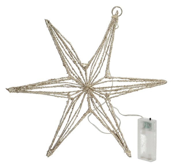 Stea LED Glitter Star 30 cm