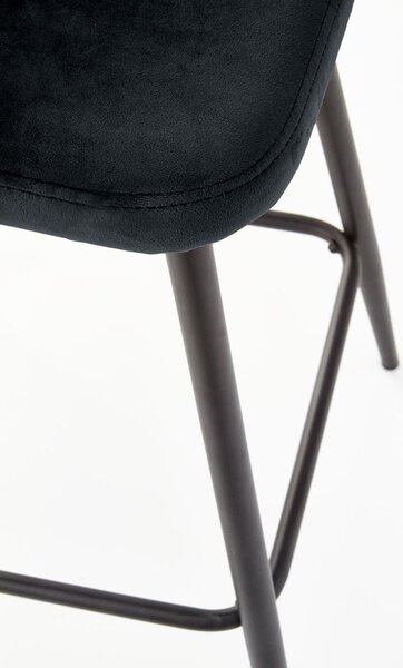 Scaun de bar H96 negru