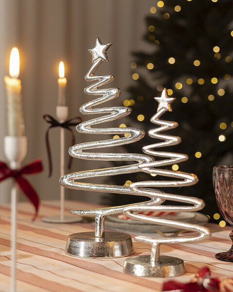 Decorațiune verticală Silver Tree II 23x12x40 cm