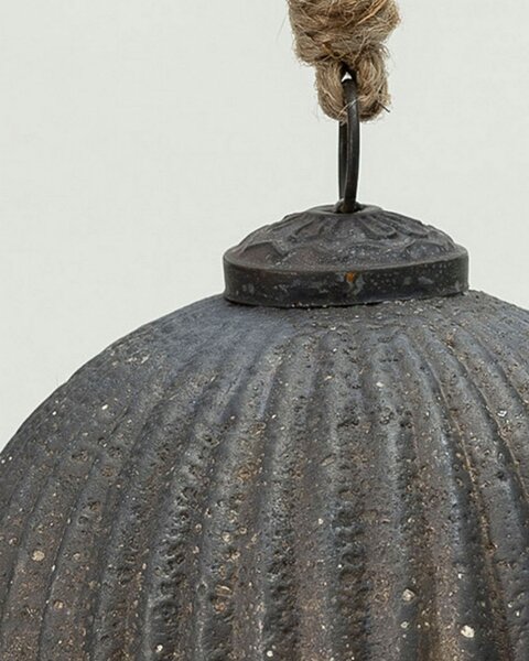 Glob de sticlă Rustic Black 10 cm