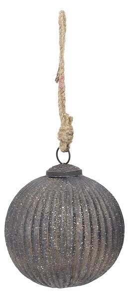 Glob de sticlă Rustic Black 10 cm