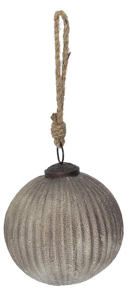 Vintage Smoke sticlă bauble 10 cm