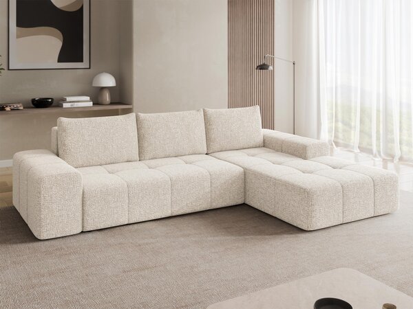 Colțar Comfivo Origor I, Funcția de dormit, Spațiu de depozitare, 275x173x78cm, 117.5 kg, Picioare: Plastic