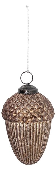 Glob de sticlă Acorn Gold 7x7x10 cm