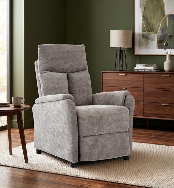 Fotoliu recliner Houston 2229, Gri, Tapiterie, 79x75x90cm, 27 kg