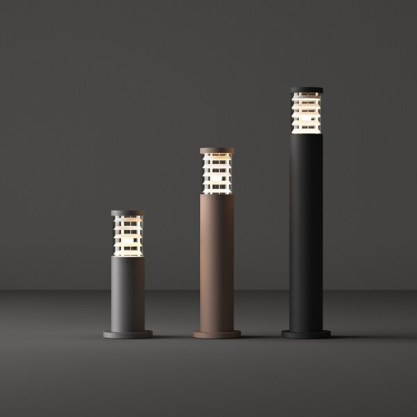 Ideal Lux TRONCO - Lampă de exterior, 1x E27/42W/230V, 40 cm, IP65, maro