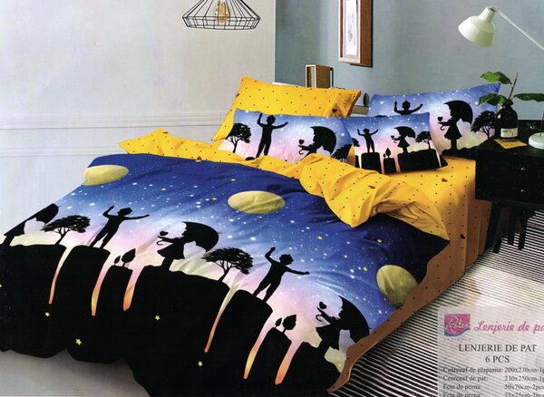 Lenjerie de Pat Finet 6 Piese Jordyn
