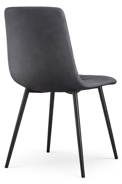 Set 6 scaune de sufragerie Lingoo (grafit închis). Promo -14%. 1152319