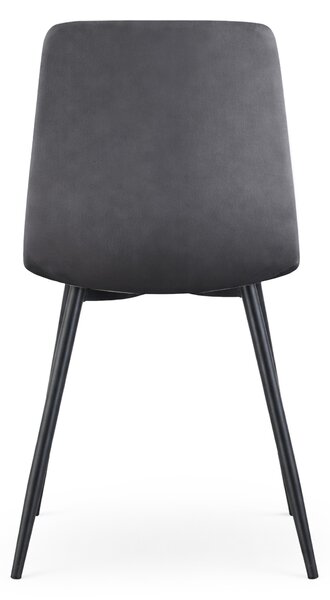 Set 6 scaune de sufragerie Lingoo (grafit închis). Promo -14%. 1152319