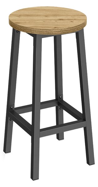 Scaun de bar TAYLOR ARTISAN cu picioare negre
