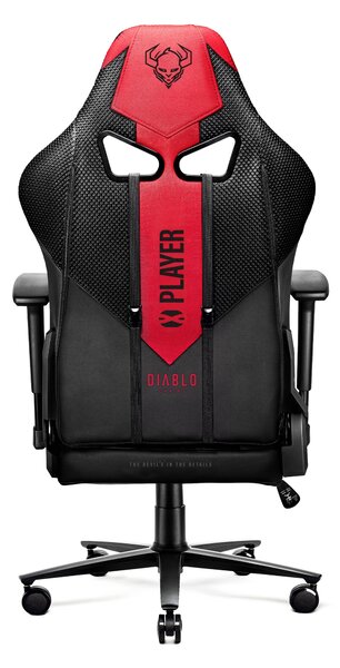 Scaun gaming Diablo X-Player 2.0 din material Normal Size crimson-antracit