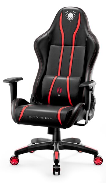 Scaun gaming Diablo X-One 2.0 Normal Size: negru-roșu