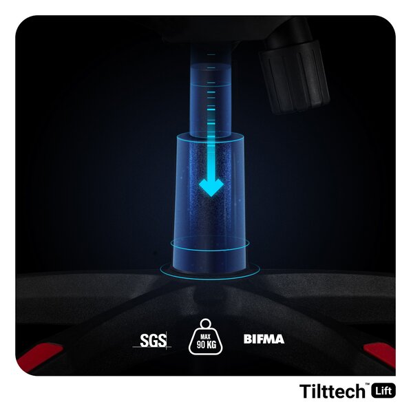 Scaun Gaming Diablo X-One 2.0 Small: Negru-Roșu