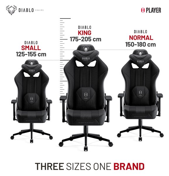 Scaun Rotativ Diablo X-Player 2.0 Small, Negru