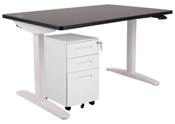 Set alb: birou Alto 102 + corp mobil