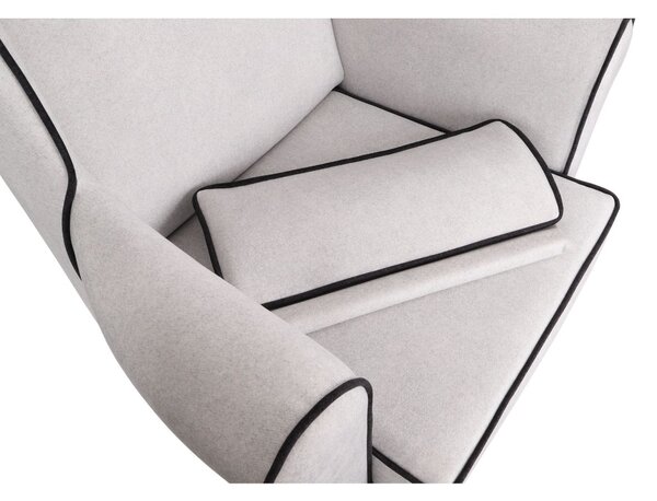 Fotoliu cu urechi Wingback cu perniță (expediere rapidă)