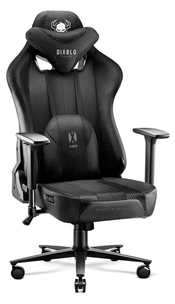 Scaun Gaming Diablo X-Player 2.0 Din Material Normal Size: Negru