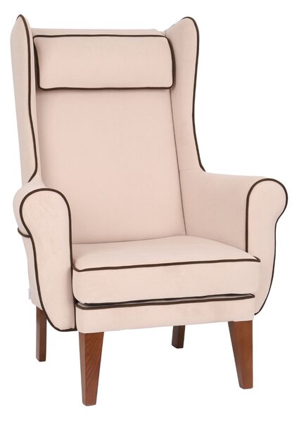 Fotoliu cu urechi Wingback cu perniță (expediere rapidă)