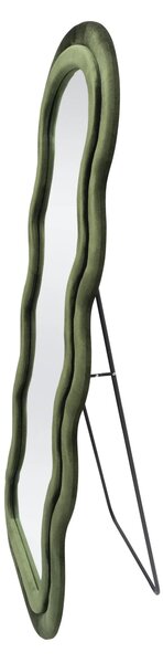 Oglinda CONFETTO, verde olive, stofa catifelata, 70x160 cm