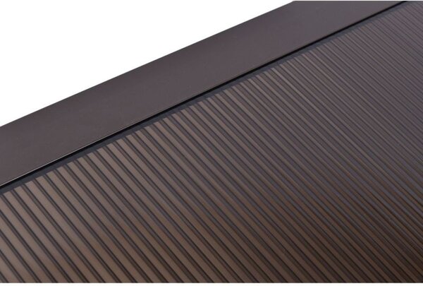 Copertina usa intrare, material policarbonat, 100x150 cm, filtru UV, maro