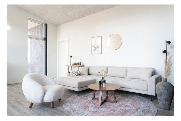 Covor rotund albastru-portocaliu ø 200 cm Havana - House Nordic