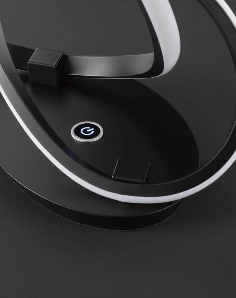 Lampă de masă LED reglabilă INDIGO LED/19W/230V 3000K neagră
