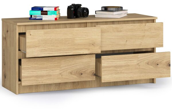 Comodă Keanu K120 4SZ (stejar artizanal). Promo -15%. 1152032