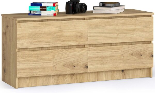 Comodă Keanu K120 4SZ (stejar artizanal). Promo -15%. 1152032