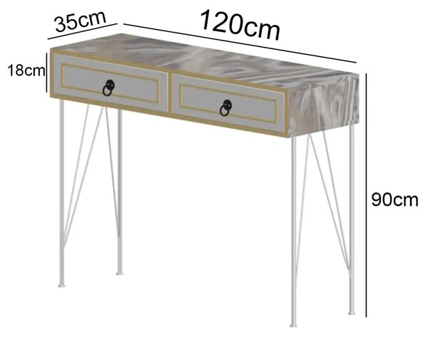 Masuta hol intrare Elegance 120 cm