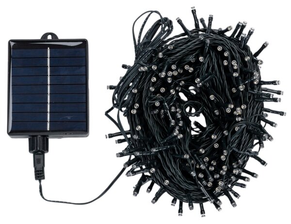Aigostar - Ghirlandă solară LED de Crăciun 300xLED/8 funcții 32m IP65 multicolor 1200 mAh