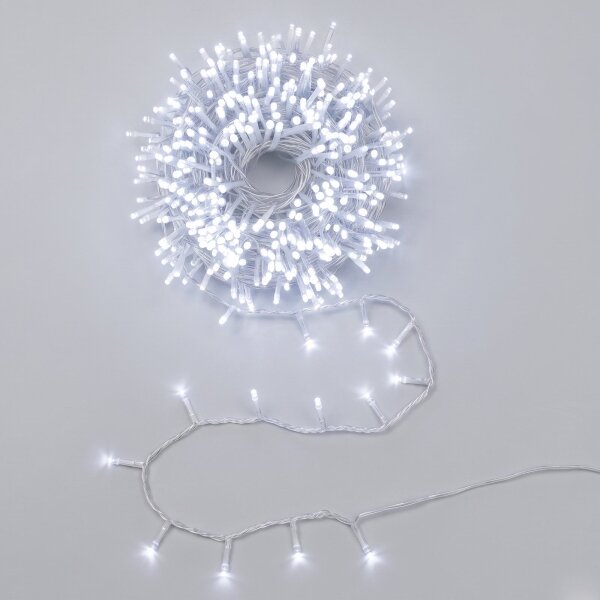 Aigostar - Ghirlandă luminoasă de Crăciun pentru exterior 2000xLED/8 funcții 103m IP44 alb rece