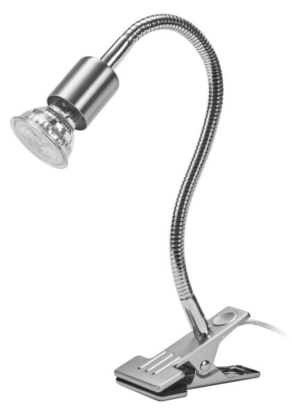 Osram - Lampă cu clemă CLIP TUBE FLEX 1xGU10/5W/230V crom mat