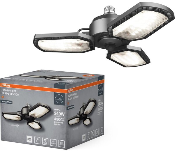 Bec LED cu senzor HIGHBAY E27/40W/230V 4000K - Osram