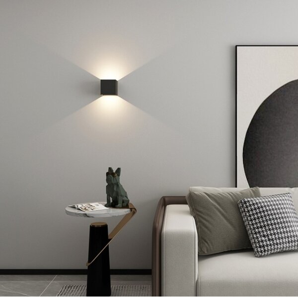 Immax 08510L - Aplica LED de perete exterior DICE LED/6W/230V 3000K IP65
