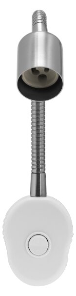 Osram - Aplică de perete flexibilă PLUG TUBE FLEX 1xGU10/5W/230V crom mat/albă