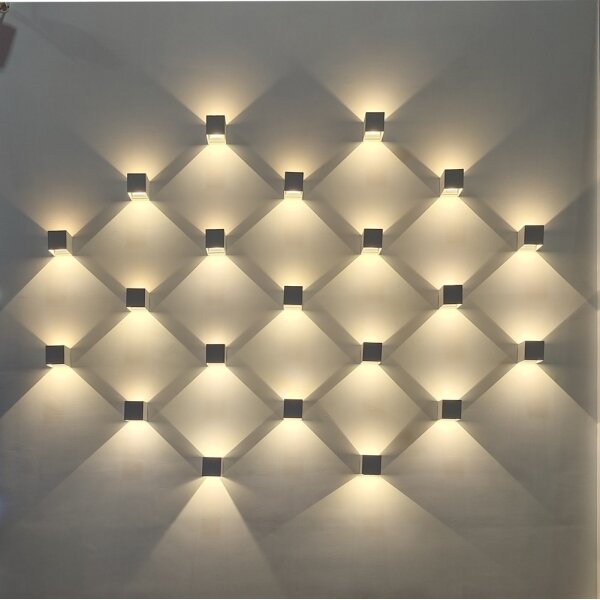 Immax 08510L - Aplica LED de perete exterior DICE LED/6W/230V 3000K IP65