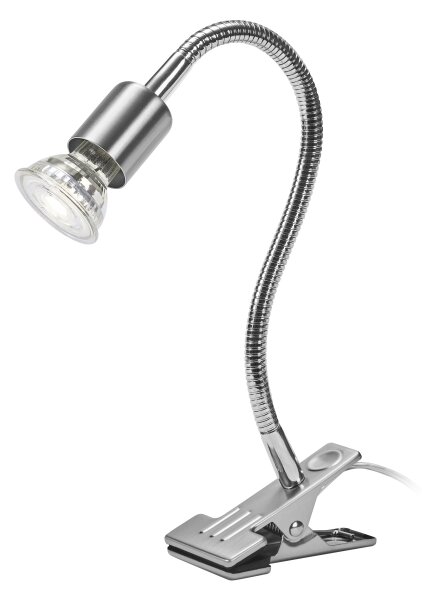 Osram - Lampă cu clemă CLIP TUBE FLEX 1xGU10/5W/230V crom mat