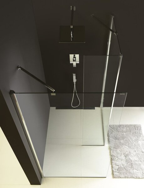 Polysan Polysan, panou suplimentar DUȘ MODULAR pentru instalare pe peretele modulului 2, 1000 mm, dreapta, MS2B-100R