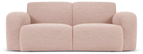 Canapea Molino cu 2 locuri si tapiterie boucle, roz