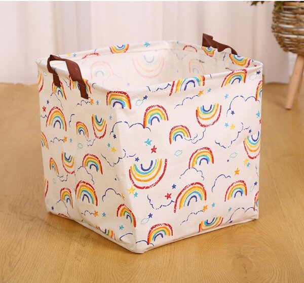 Cos pentru jucarii Culoare roz, RAINBOW