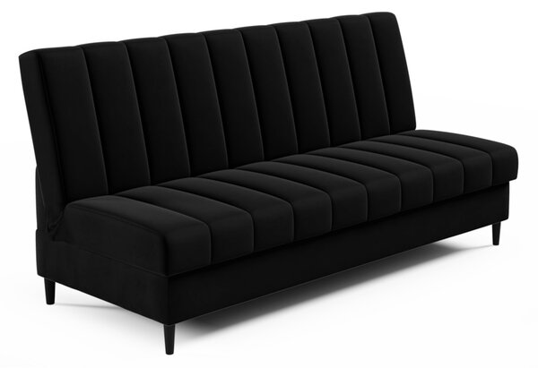 Canapea extensibilă tapițată TYLDA, 200x93x90, kronos 07/negru