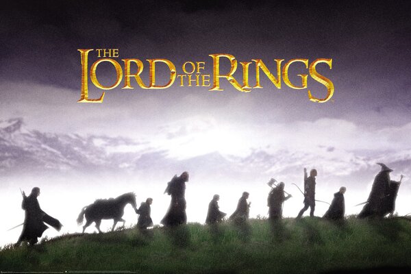 Poster de artă Lord of the Rings - Group