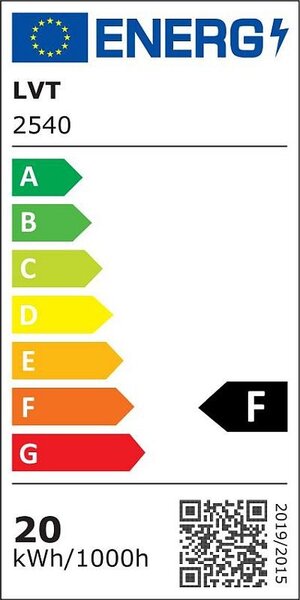 Spot pentru interior, sina 3 faze, LED COB 20W, unghi fascicul 36 grade