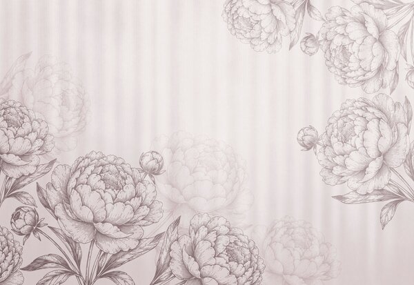 Fototapet Flori delicate în nuanțe delicate, Fototapet flori, Fototapet populare, t01097v2 - Tapeko.ro
