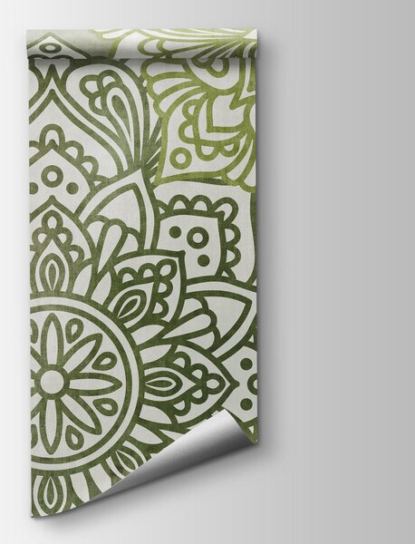Fototapet Model floral pe o suprafață, Fototapet pene, Fototapet populare, t01099 - Tapeko.ro