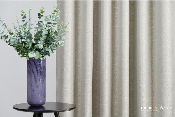 Draperie bej 140x260 cm Teorema – Mendola Fabrics